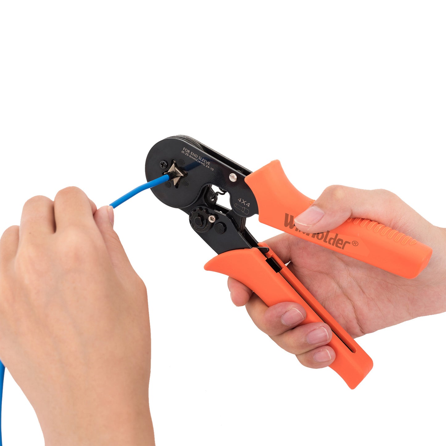 Crimping Tool Kit Self-Adjustable Ratchet Ferrule Crimper Pliers Set 1200 Pcs Wire Terminal Connectors