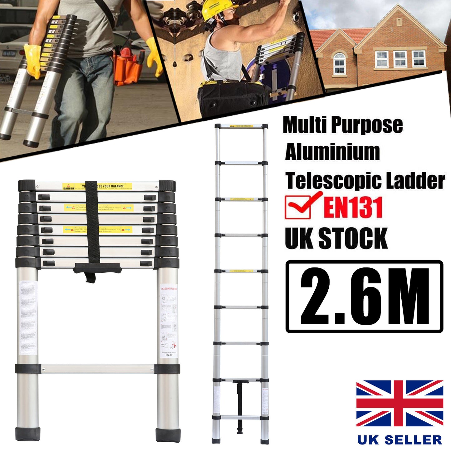 2.6M Telescopic Ladders