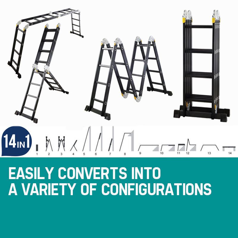 4.7M Multi-Purpose Combination Ladder(Black)