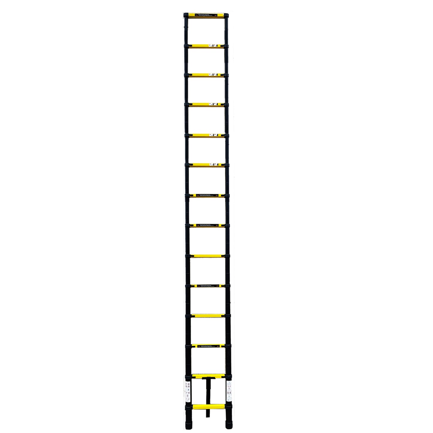 5.5M Single Telescopic Ladders(Black With Yellow)