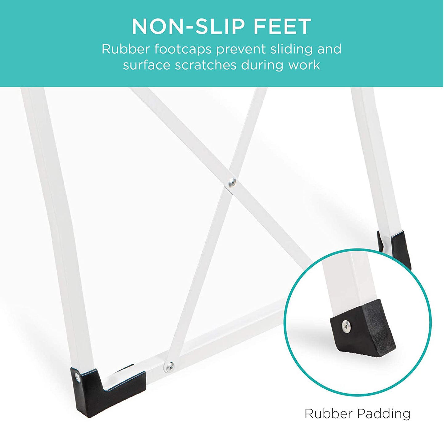 3 Step Steel Ladder(White)