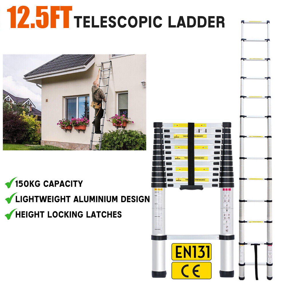 3.2M Single Telescopic Ladders(Silver)