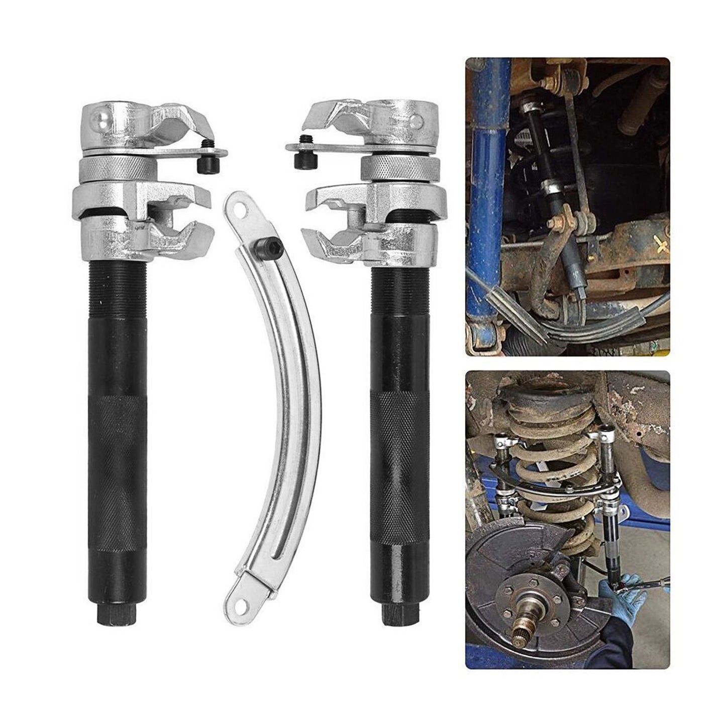 Heavy Duty Coil Spring Compressor Hook Strut Clamp Suspension Car Auto Tool