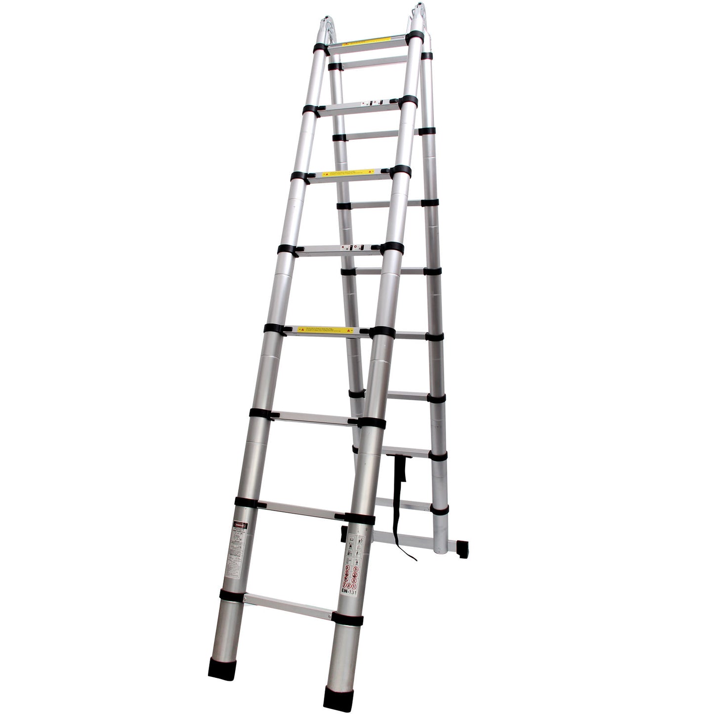 2.5M+2.5M Multi-Purpose Telescopic Ladder(Silver)