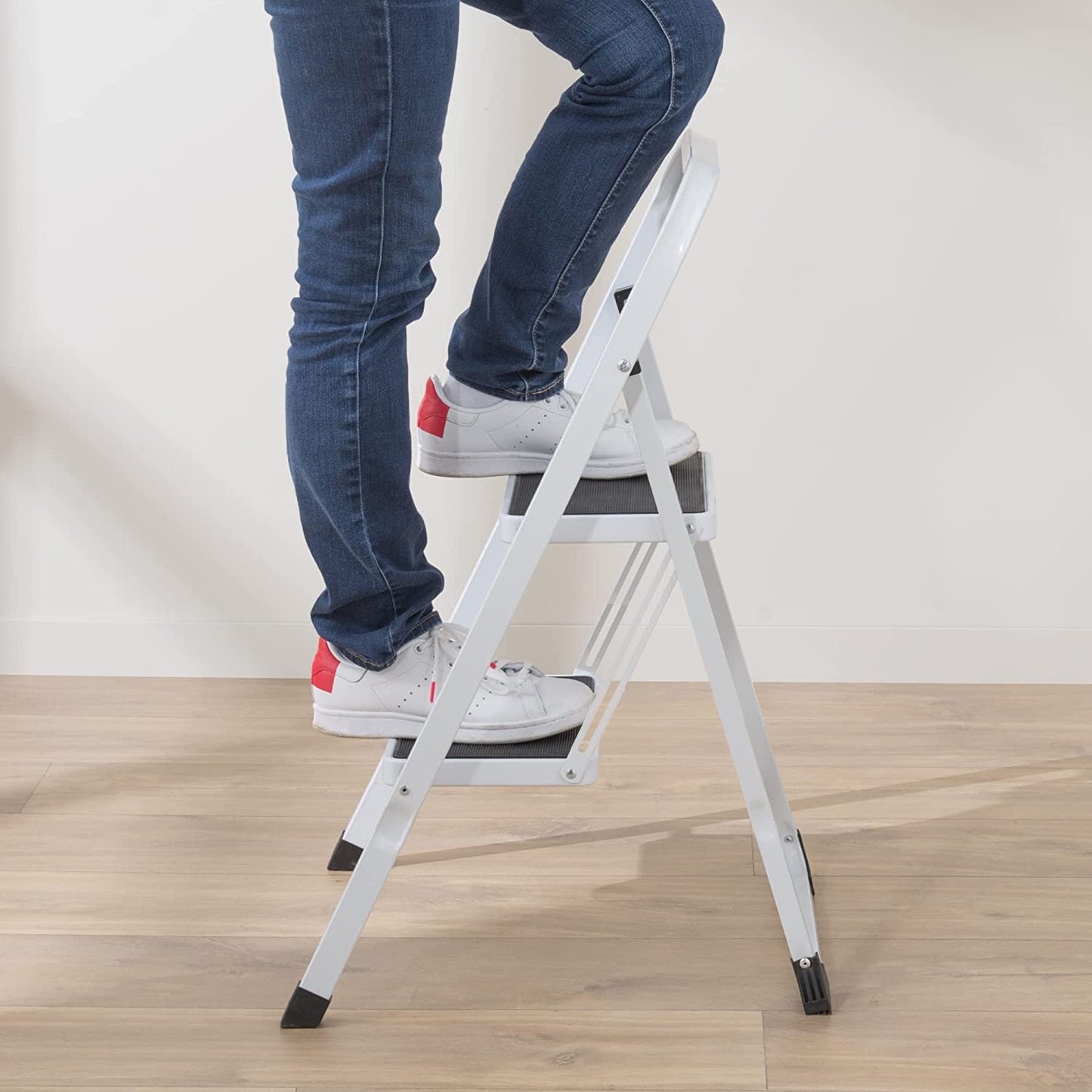 2 Step Steel Ladder(White)