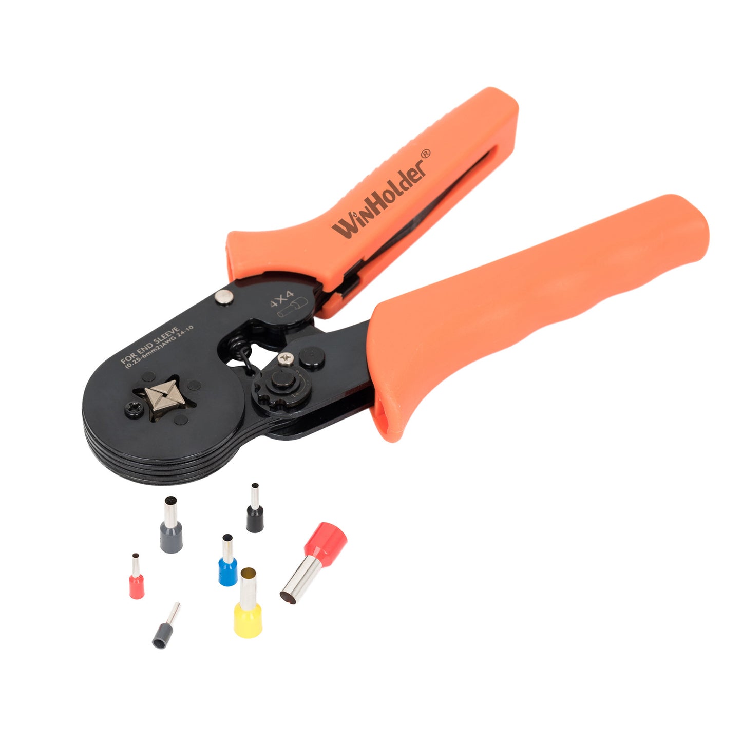 Crimping Tool Kit Self-Adjustable Ratchet Ferrule Crimper Pliers Set 1200 Pcs Wire Terminal Connectors