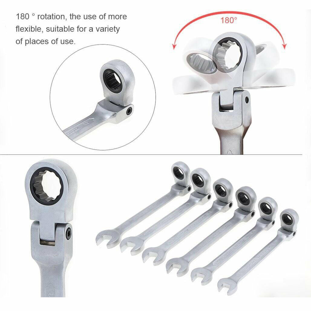 Flexible Spanner Ratchet Wrench
