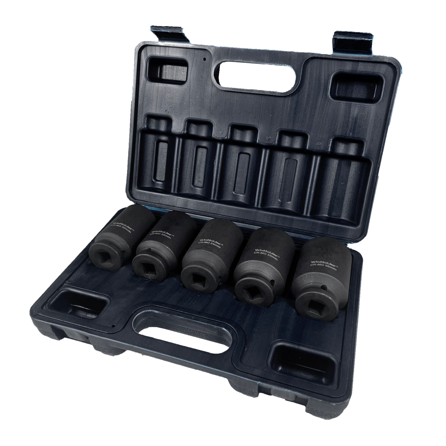 12 Point Axle Hub Nut DEEP IMPACT Socket Set 1/2"Dr Thin Wall Drive Shaft Socket