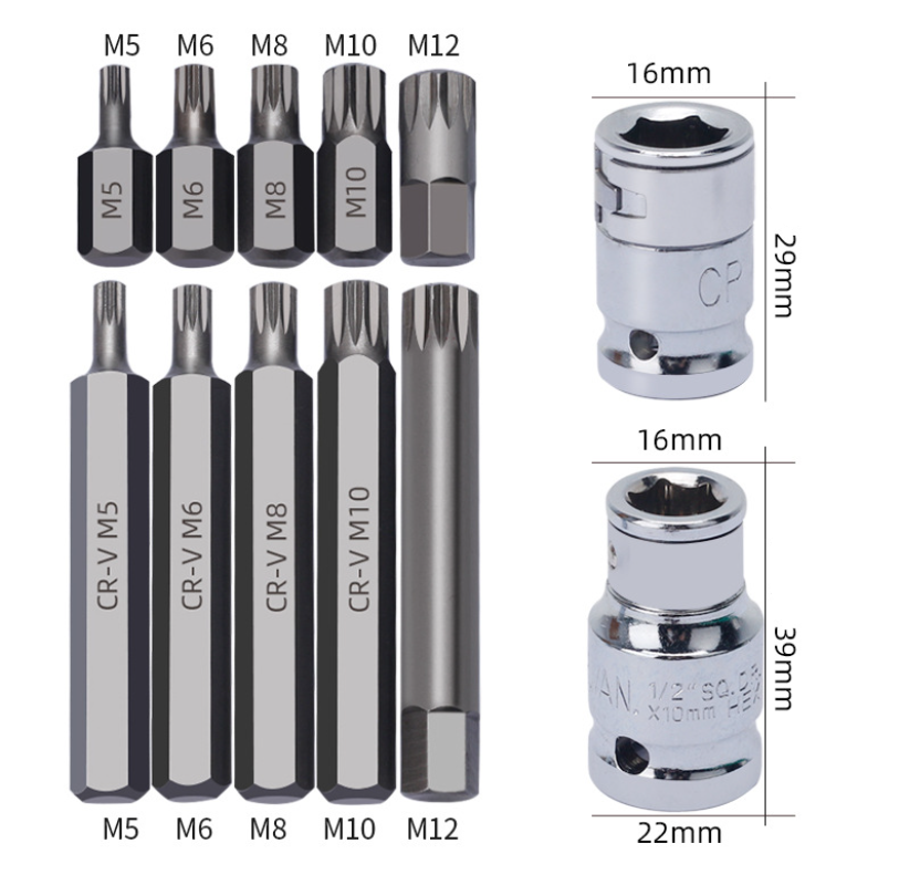 40Pcs Socket Bit Set