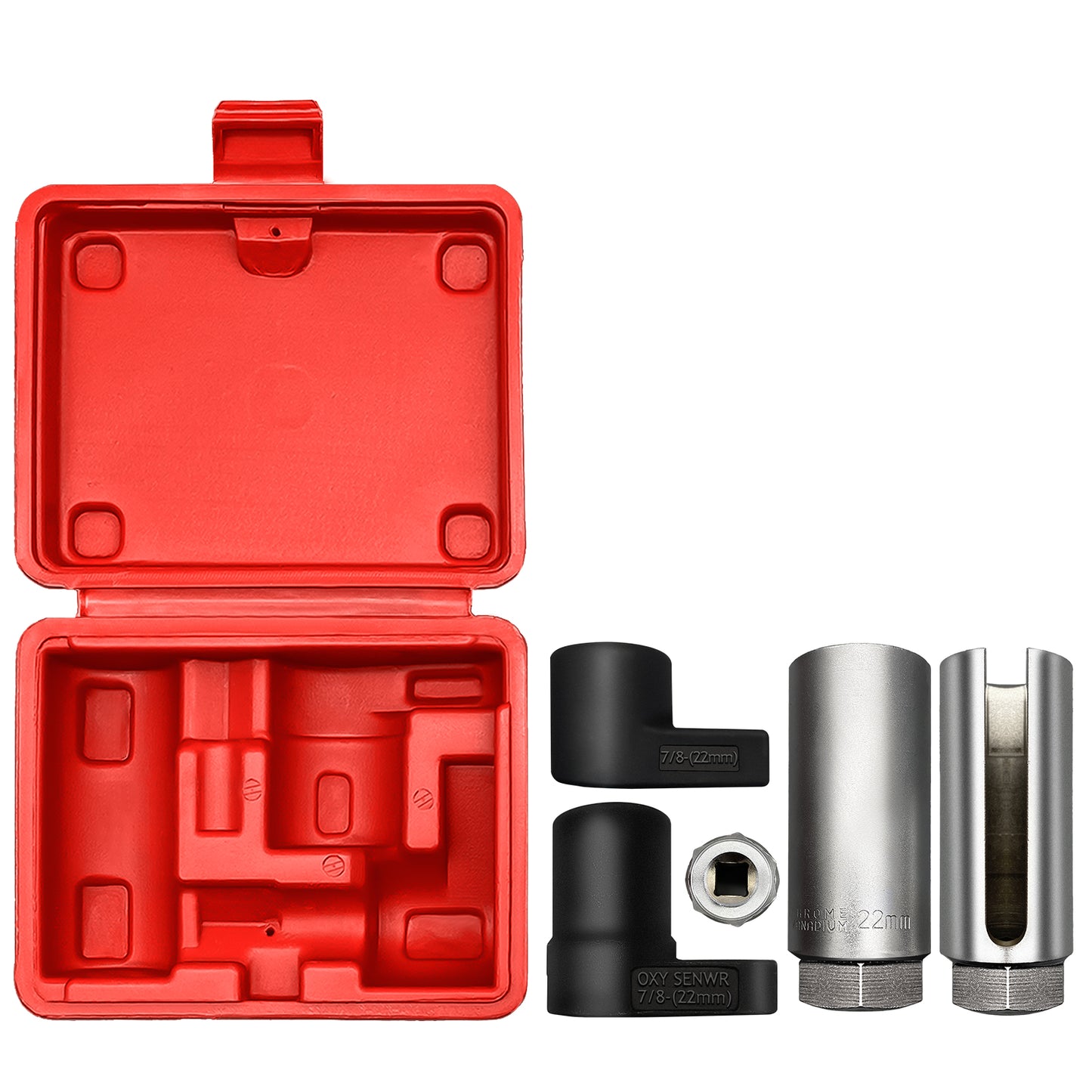 5PC 22mm Oxygen Sensor Socket Set