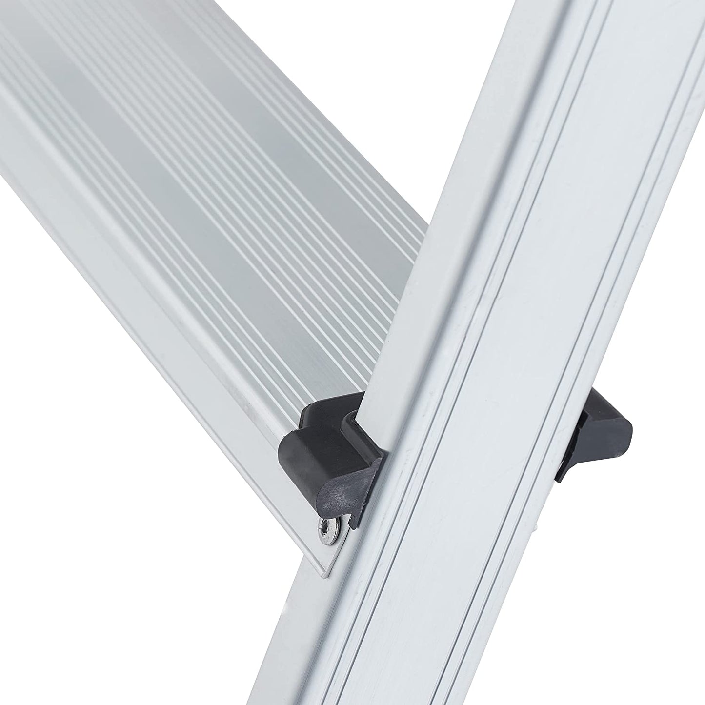 Aluminum Double 2 Step Ladder (Silver)