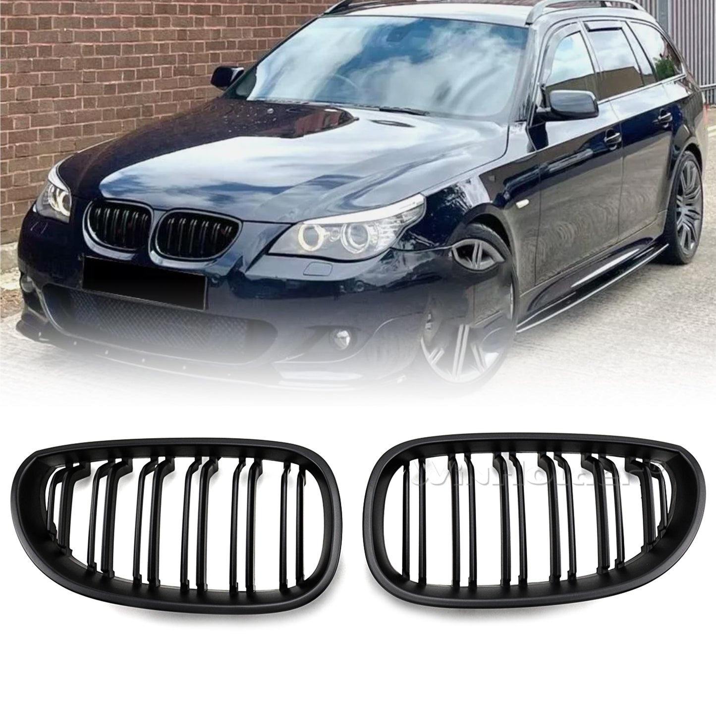 FOR BMW 5 SERIES E60 E61 FRONT KIDNEY GRILLE