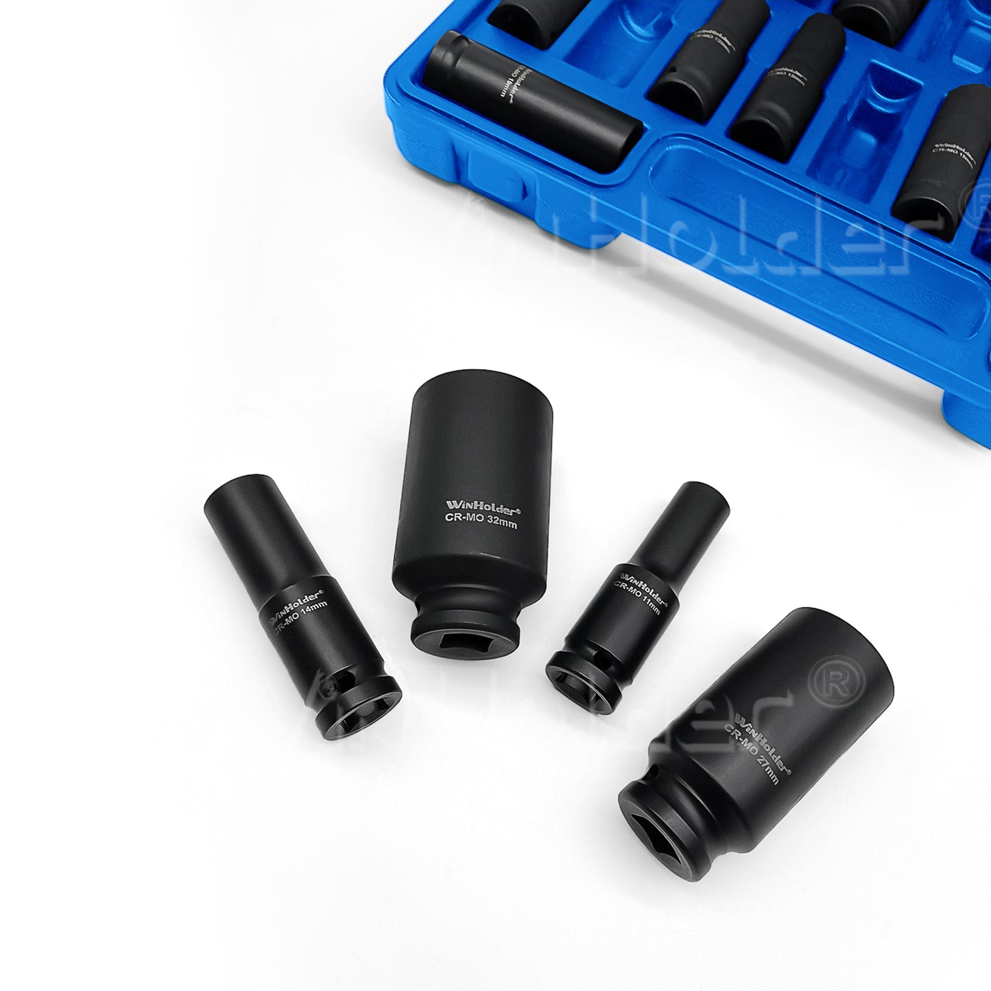 DEEP IMPACT SOCKET Set 1/2" Drive 10mm - 32mm 6pt Hex Long Reach Sockets 18pcs