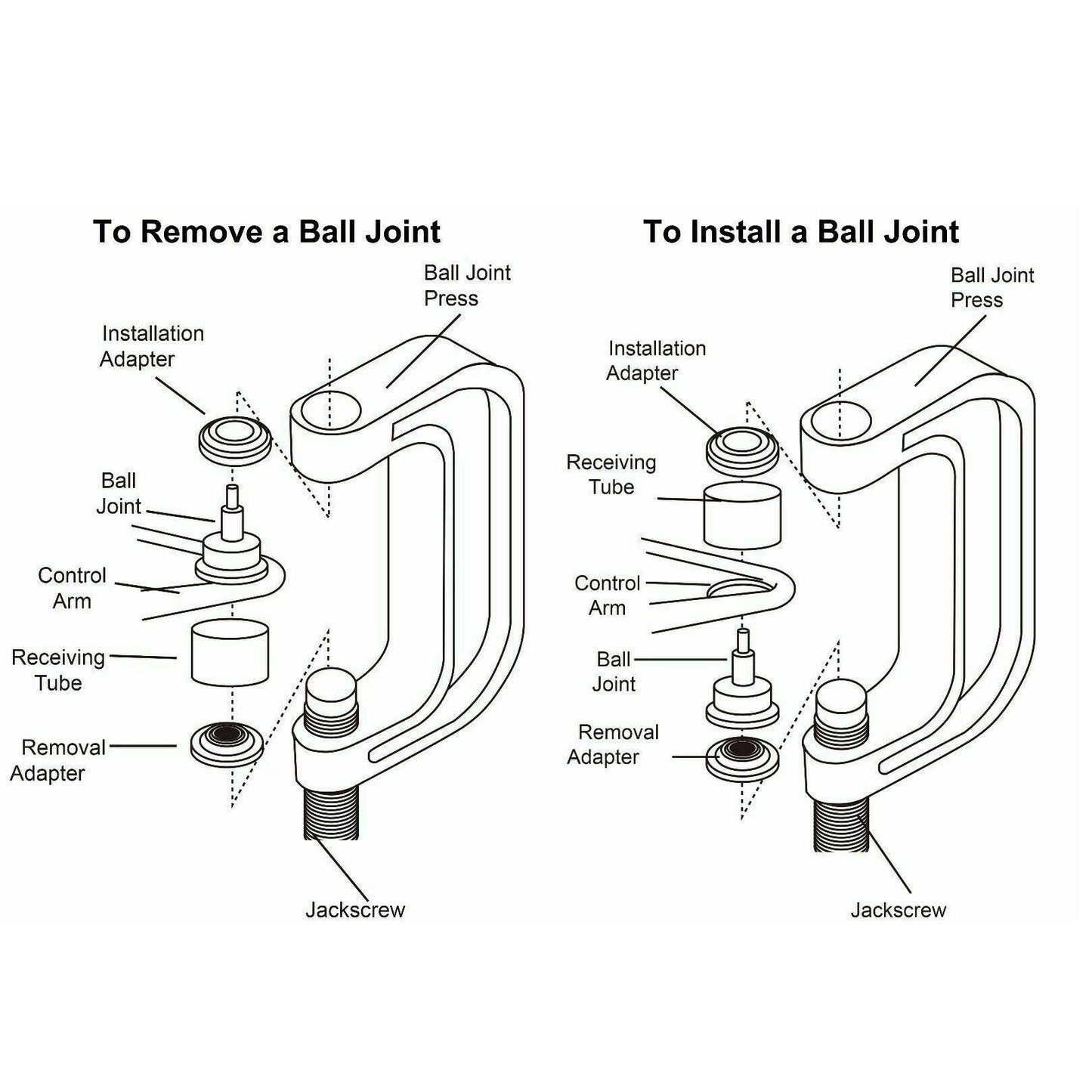 4 in 1 Ball Joint Press