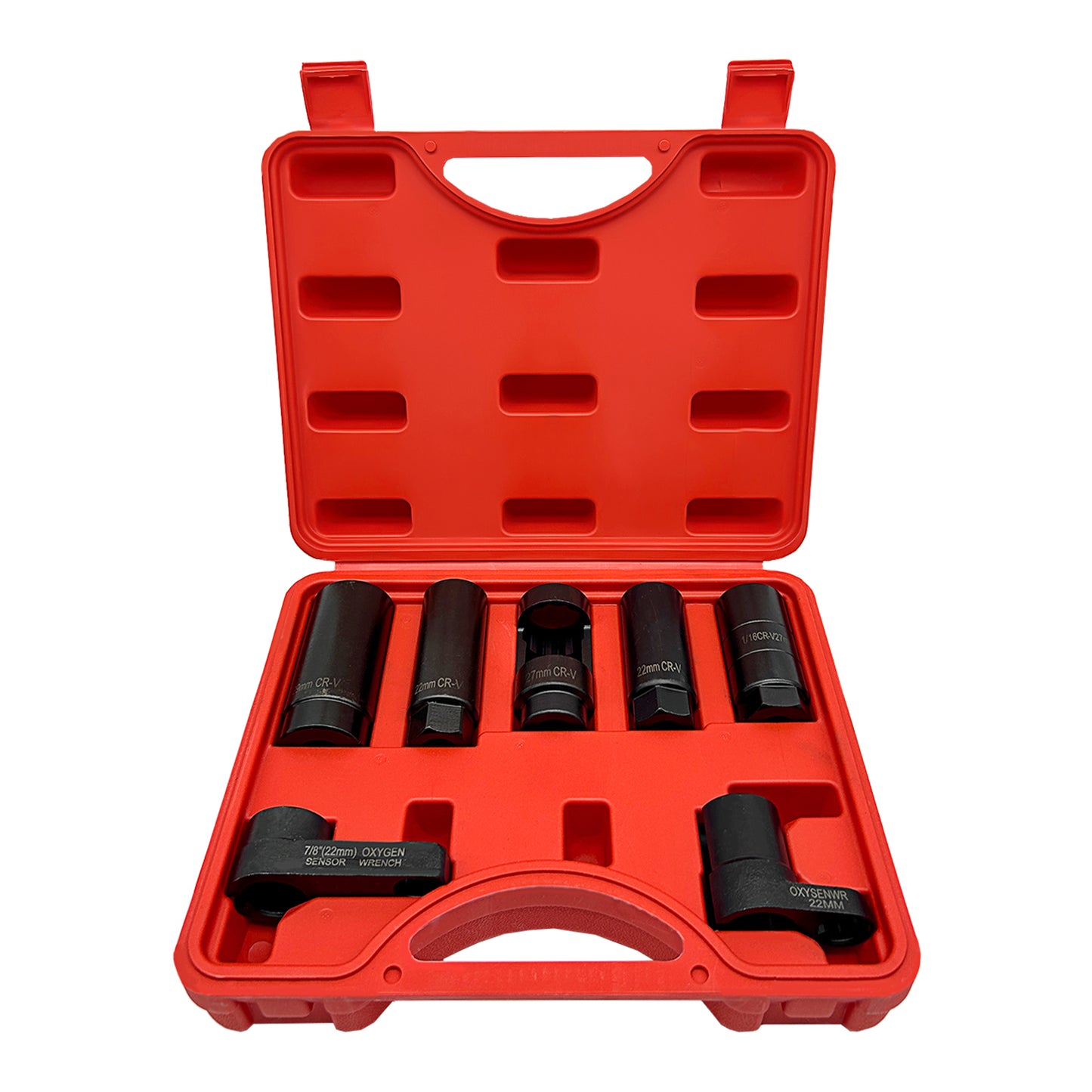 7PC Oxygen Lambda Sensor Socket Removal Set Tool Kit Engine 22MM/27MM/29MM