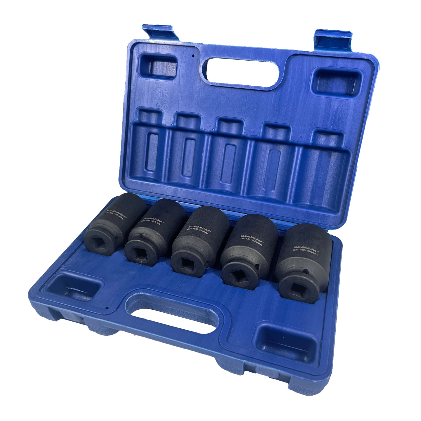 12 Point Axle Hub Nut DEEP IMPACT Socket Set 1/2"Dr Thin Wall Drive Shaft Socket