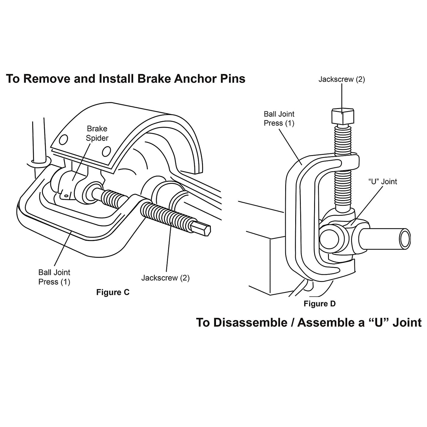 4 in 1 Ball Joint Press