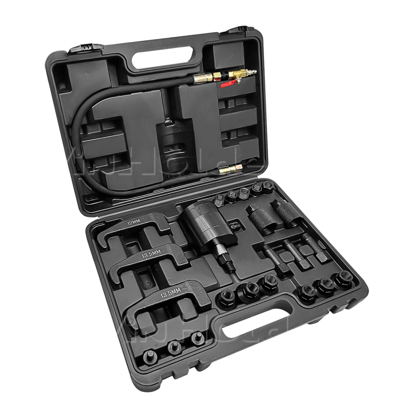 24 in 1 Upgraded Pneumatic Injector Puller Set Diesel Injector Extractor Tool