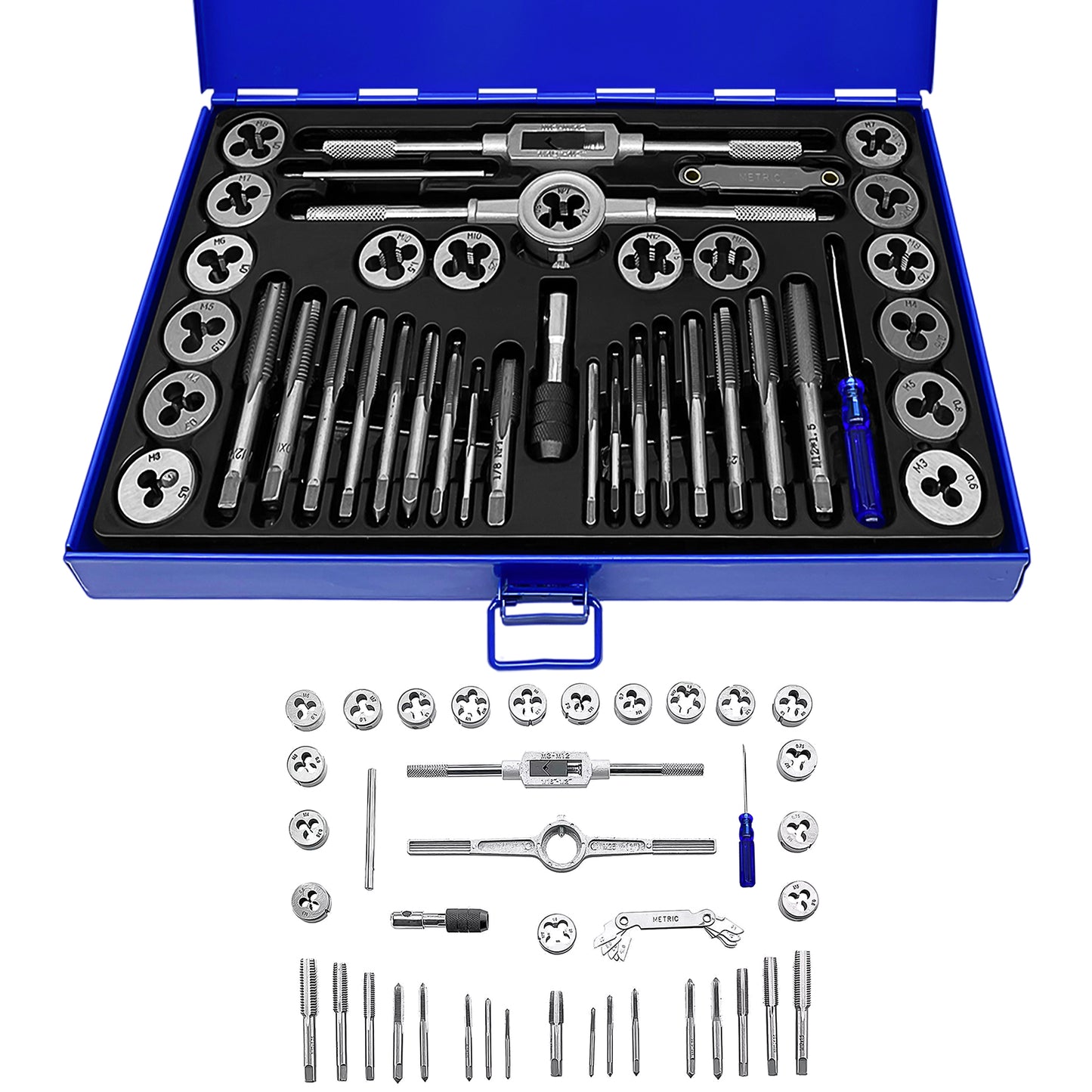 40pc Metric Tap and Die Set