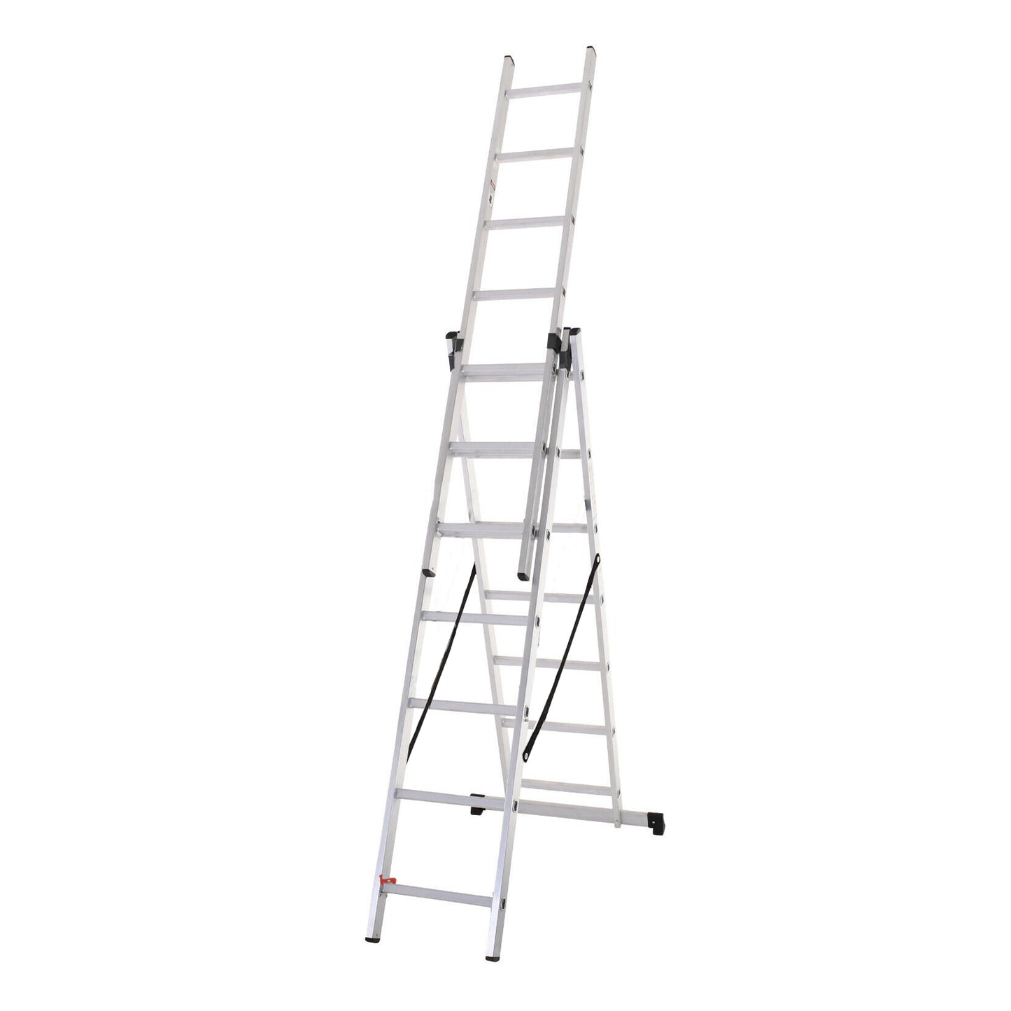 3 Section Extension Ladder (Silver）