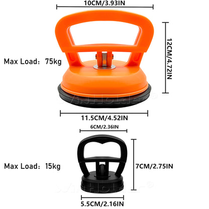 3X Dent Puller Car Body Panel Suction Cup Set Repair Removal Tool Kit UP TO 70kg
