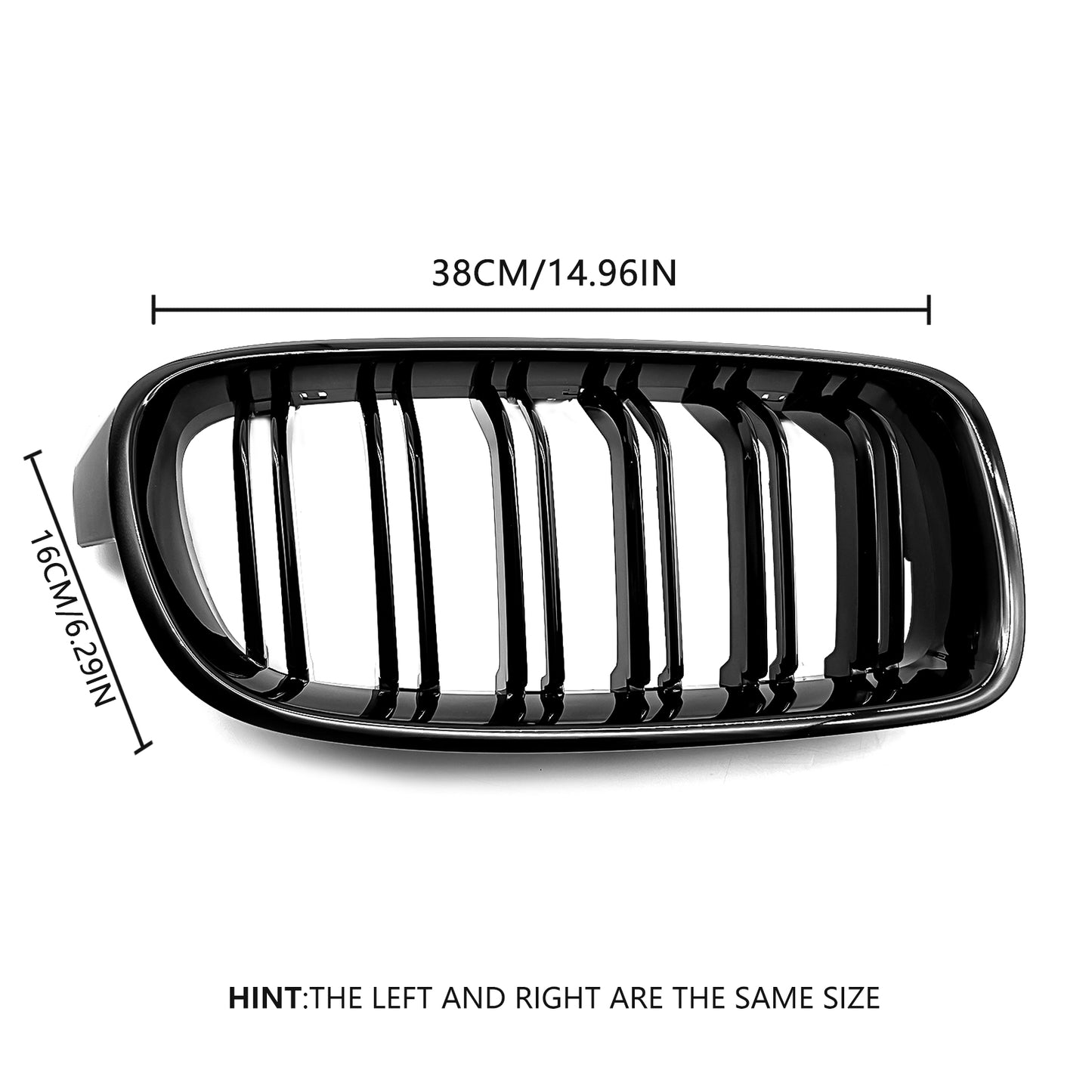 FOR BMW F30 F31 3 SERIES 2012-18 KIDNEY TWIN GRILLS GRILLE