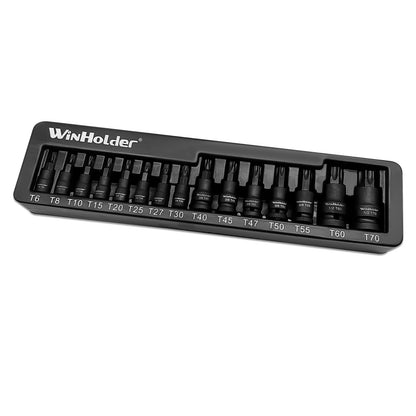 15pc Impact Torx Bit Socket Set Dr 1/4,3/8,1/2"