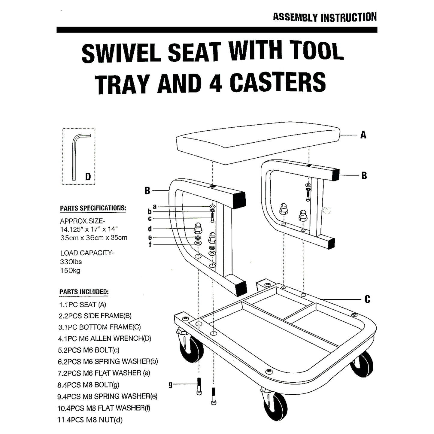 Mechanics Rolling Stool