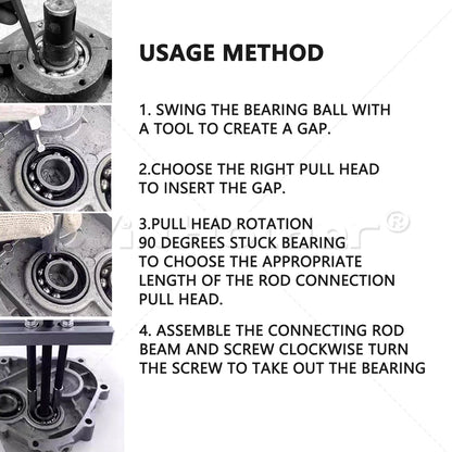 13Pcs Embedded Bearing Removal Set Small Insert Bearing Puller Kit Professional Disassembly Tool