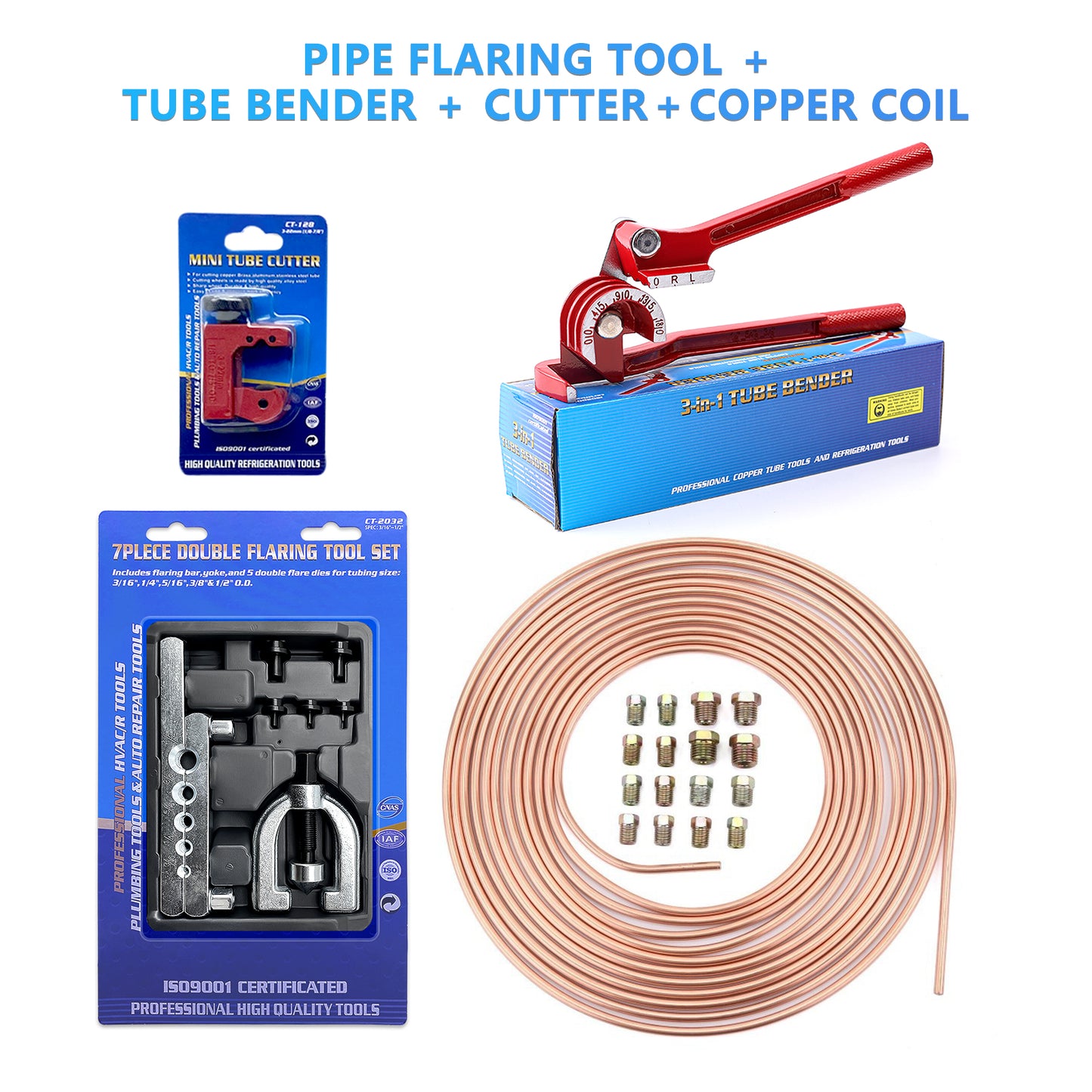 Flaring Tool Kit Cutter Bender