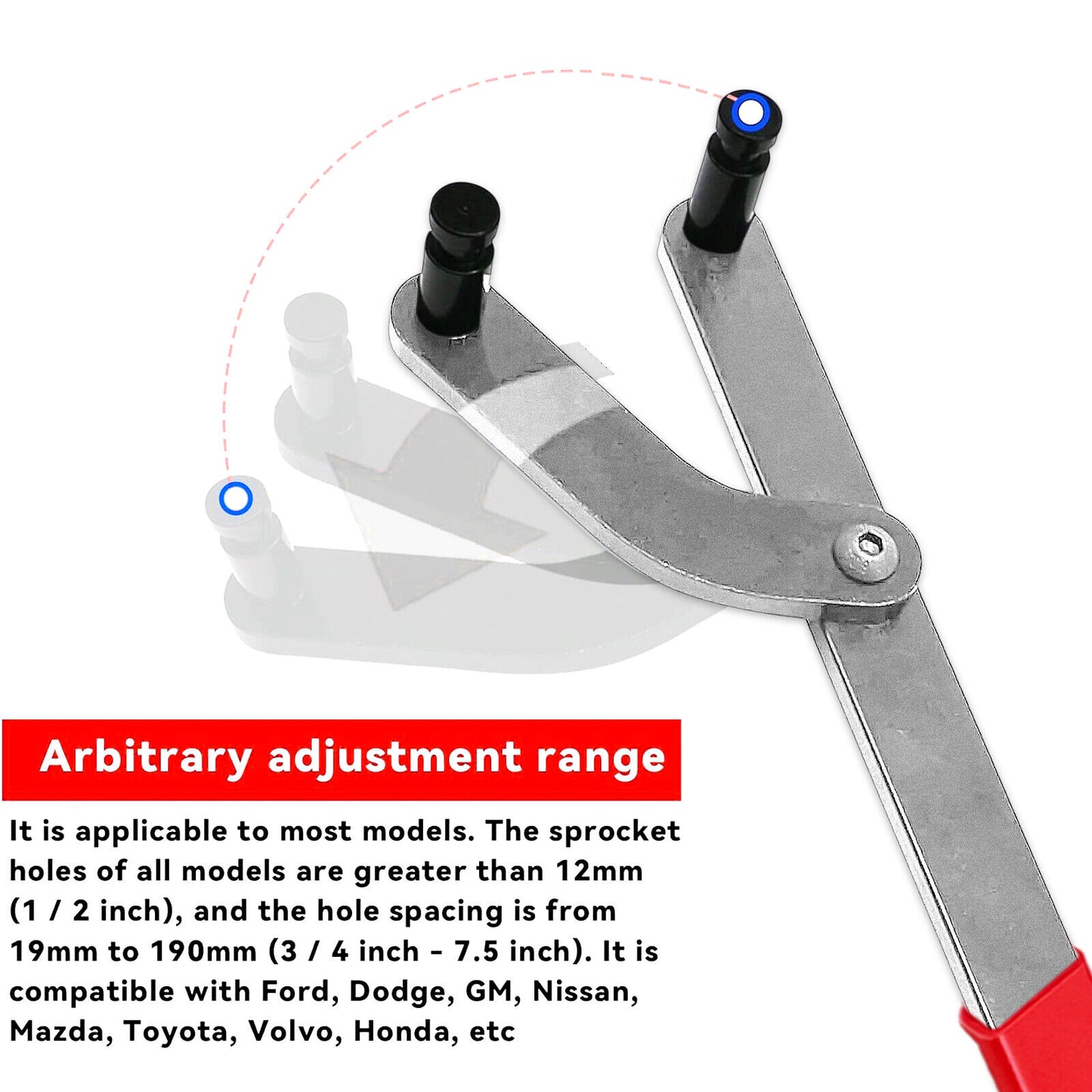 Fan Clutch Sprocket Camshaft Pulley Holding Wrench Tool