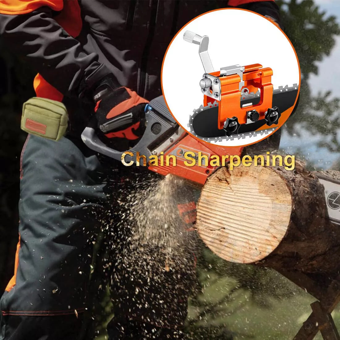 Chainsaw Chain Sharpener