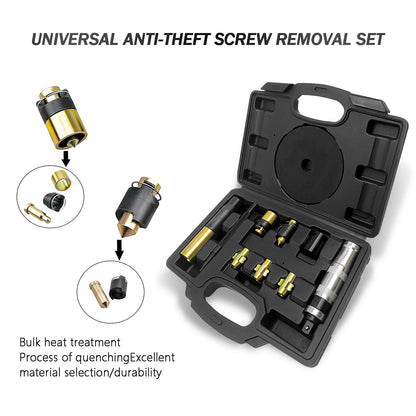 Locking Wheel Nut Removal Set universal Remover Tool Kit