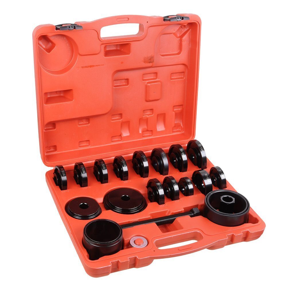 Front Wheel Drive Bearing Puller Press Adapter Removal Tool Kit Set 23PCS w/Case