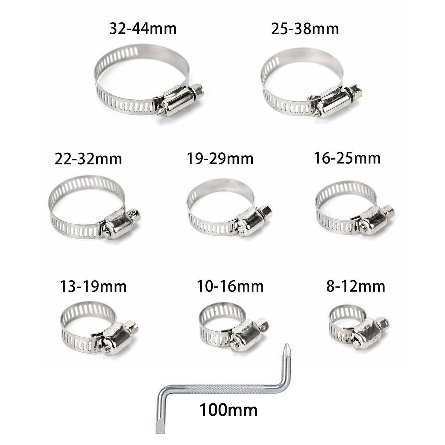 Stainless Steel Hose Clamp Kit