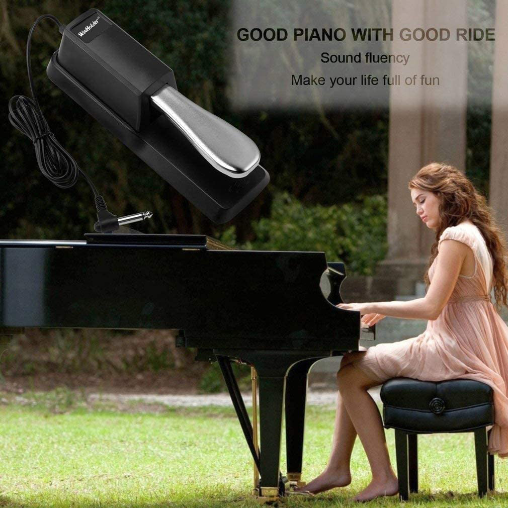 Universal Piano-style Sustain Foot Pedal