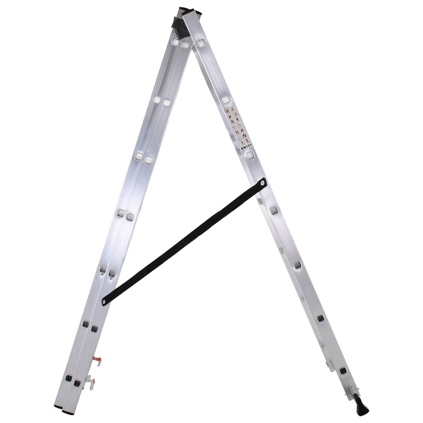 3 Section Extension Ladder (Silver）
