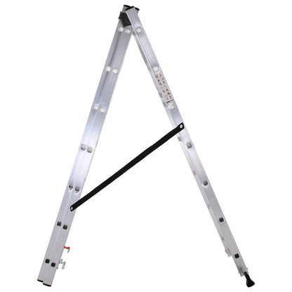 3 Section Extension Ladder (Silver）