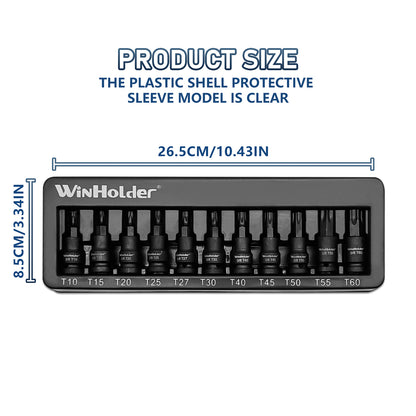 11PC 3/8" DR Impact Tamper Star Torx Bit Sockets