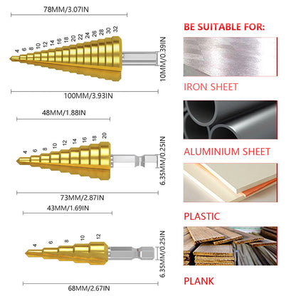 Step Drill Bits