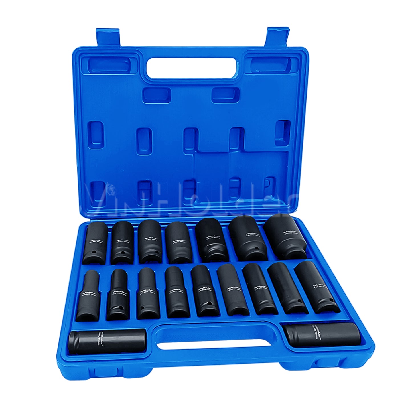 DEEP IMPACT SOCKET Set 1/2" Drive 10mm - 32mm 6pt Hex Long Reach Sockets 18pcs