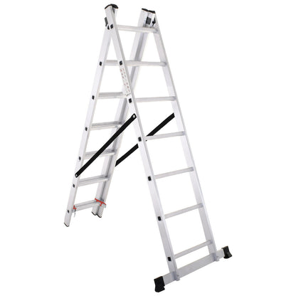 3 Section Extension Ladder (Silver）
