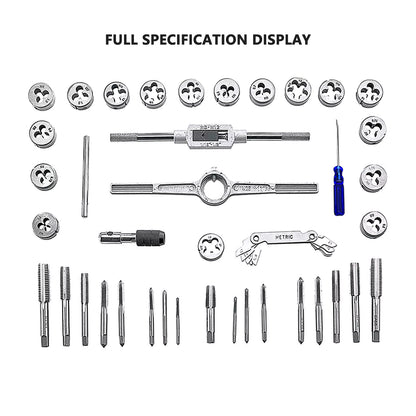 40pc Metric Tap and Die Set