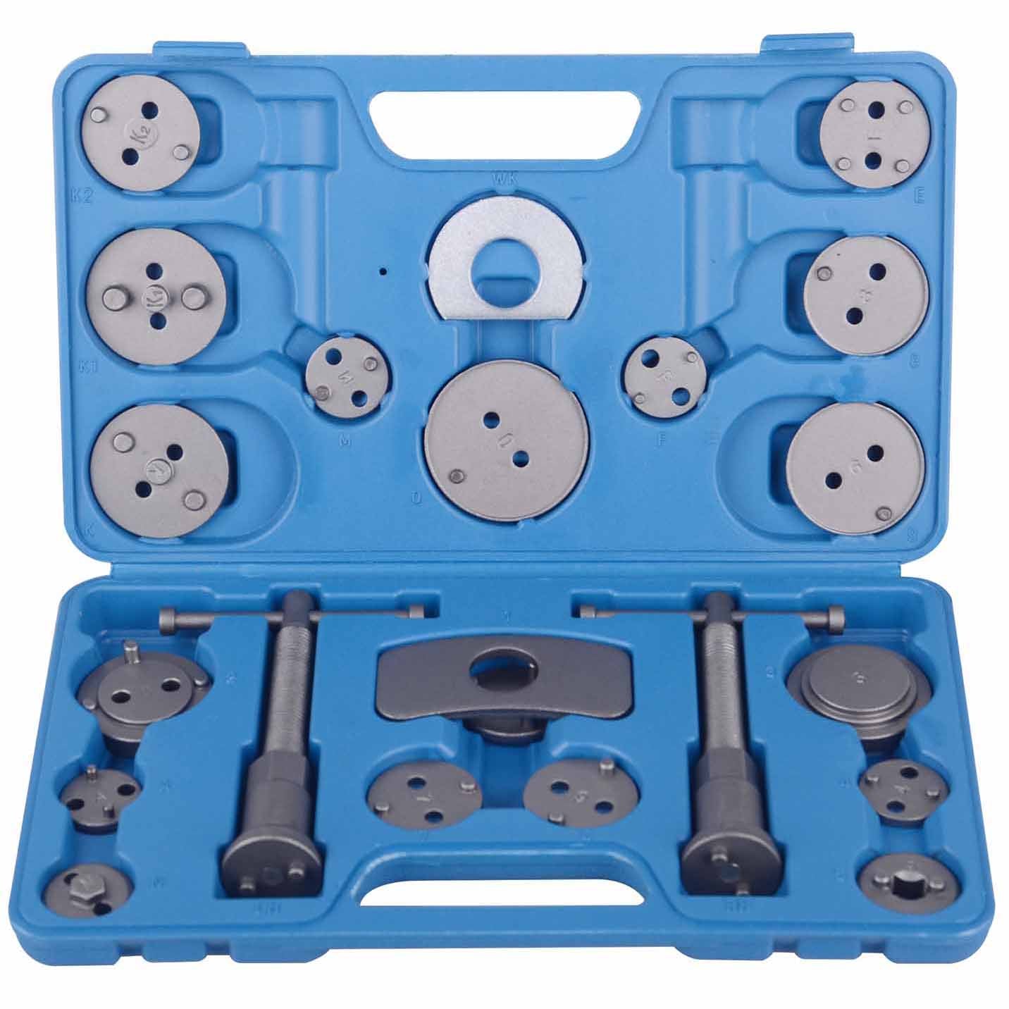 22pc Disc Brake Caliper Piston Rewind Tool Kit