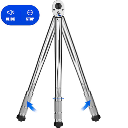 8PCS 1/2 " Ratcheting Torque Wrench
