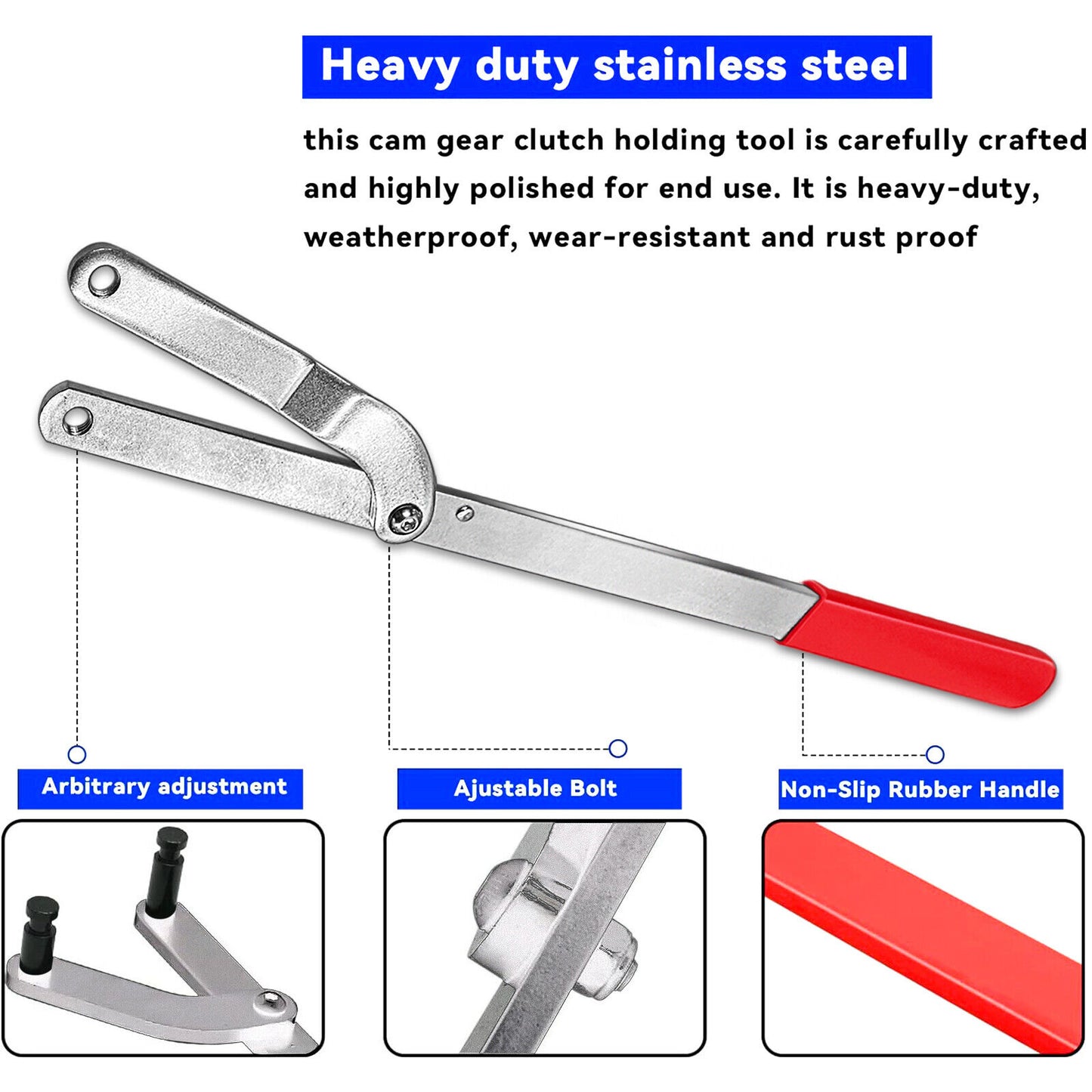 Fan Clutch Sprocket Camshaft Pulley Holding Wrench Tool