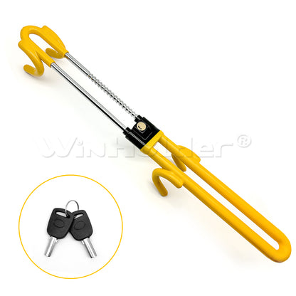 Twin Hooks Steering Wheel Lock