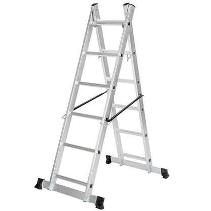 3 in 1-scaffolding step ladder or laying ladder with 2X Ruedas Wheel