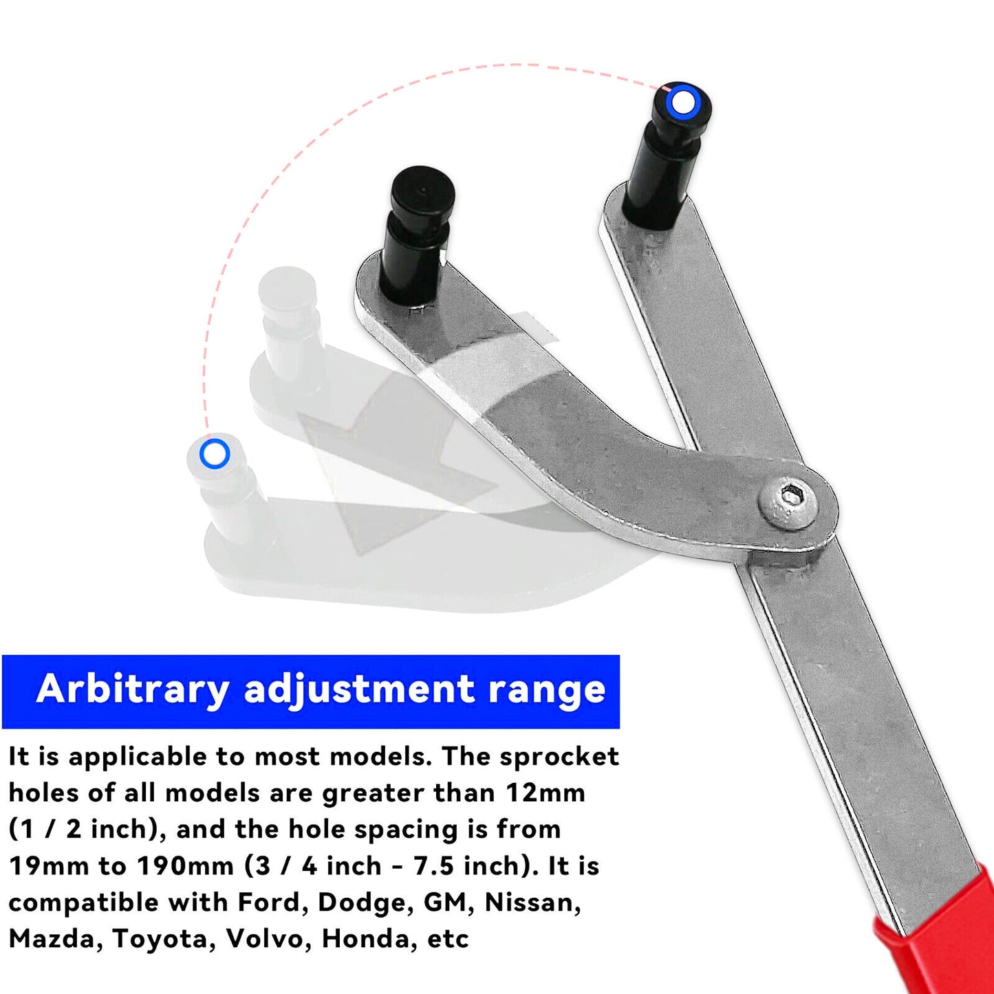 Fan Clutch Sprocket Camshaft Pulley Holding Wrench Tool