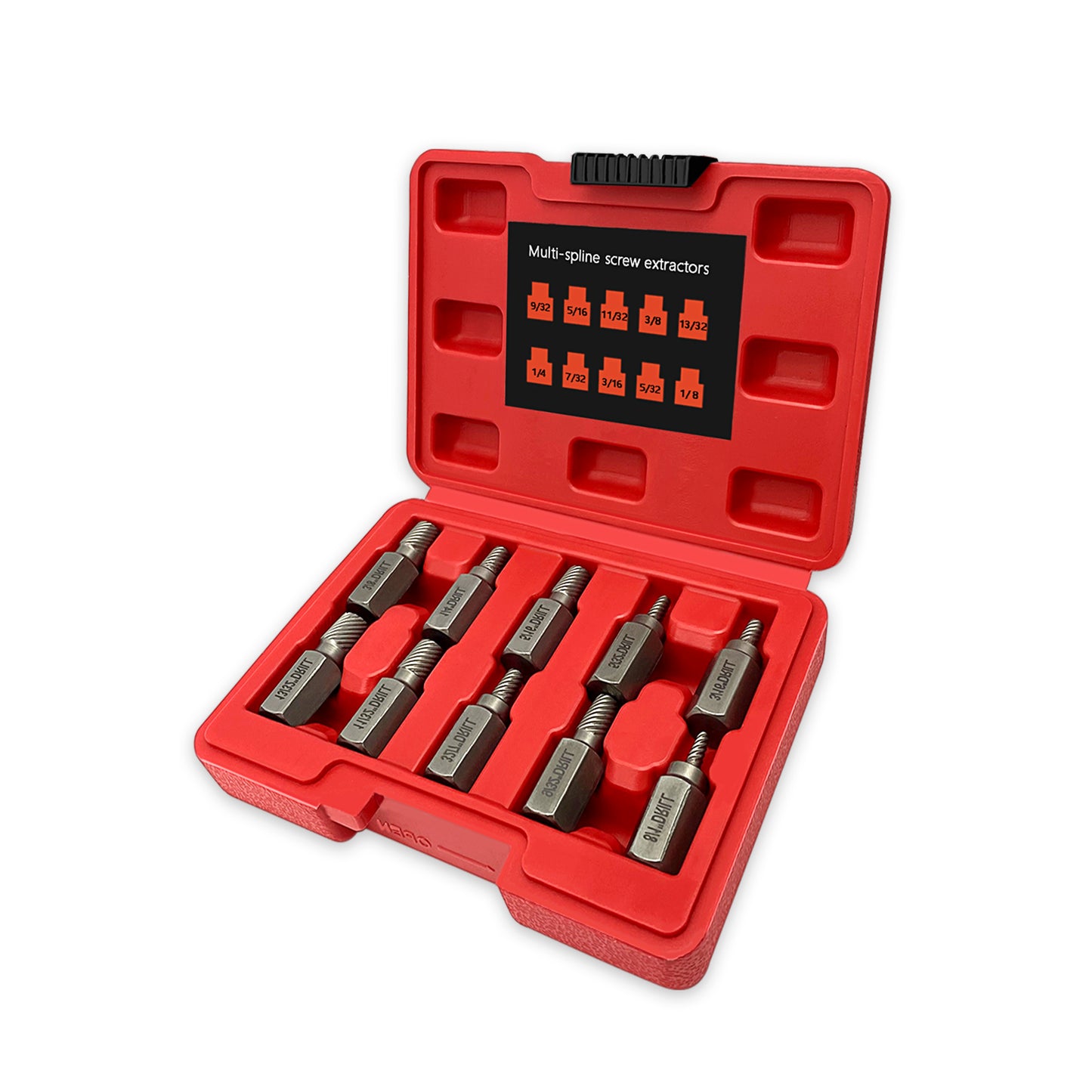 Spline Screw Extractor Set